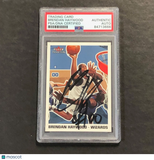 2003-04 Fleer #136 Brendan Haywood Signed Card AUTO PSA Slabbed Wizards