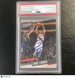 2017-18 Panini Prestige #138 Evan Turner Signed Card AUTO PSA Slabbed Trailblaze