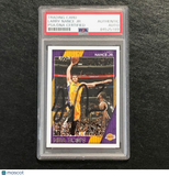 2016-17 NBA Hoops #73 Larry Nance Jr. Signed Card AUTO PSA Slabbed Lakers