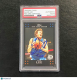 2007-08 Topps #42 David Lee Signed Card Auto PSA Slabbed Knicks