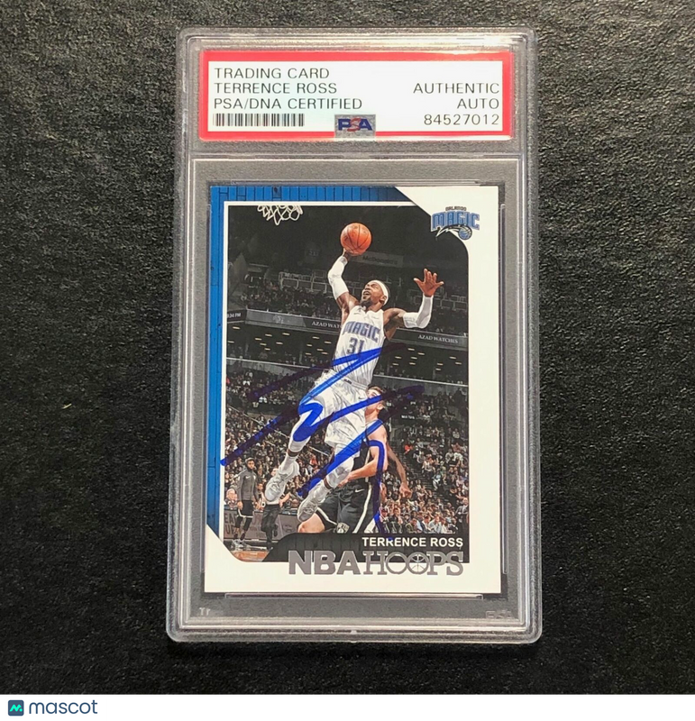 2018-19 NBA Hoops #229 Terrence Ross Signed Card AUTO PSA Slabbed Magic