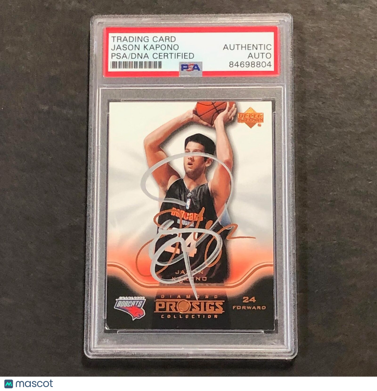 2004-05 Upper Deck Hardcourt #9 Jason Kapono Signed Card AUTO PSA/DNA Slabbed Bo