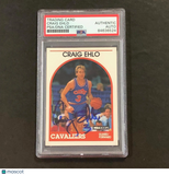 1989 Panini NBA Hoops #106 Craig Ehlo Signed Card AUTO PSA Slabbed Cavs
