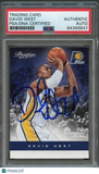 2012-13 Panini Prestige #138 David West Signed Card AUTO PSA Slabbed Pacers
