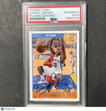 2013-14 NBA HOOPS #12 Darrell Arthur Signed Card AUTO PSA Slabbed Nuggets