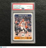 2017-18 NBA Hoops #85 Dante Exum Signed Card AUTO PSA Slabbed Jazz