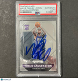 2015-16 Panini Prizm #349 Willie Cauley-Stein Signed Card AUTO PSA Slabbed RC Ki