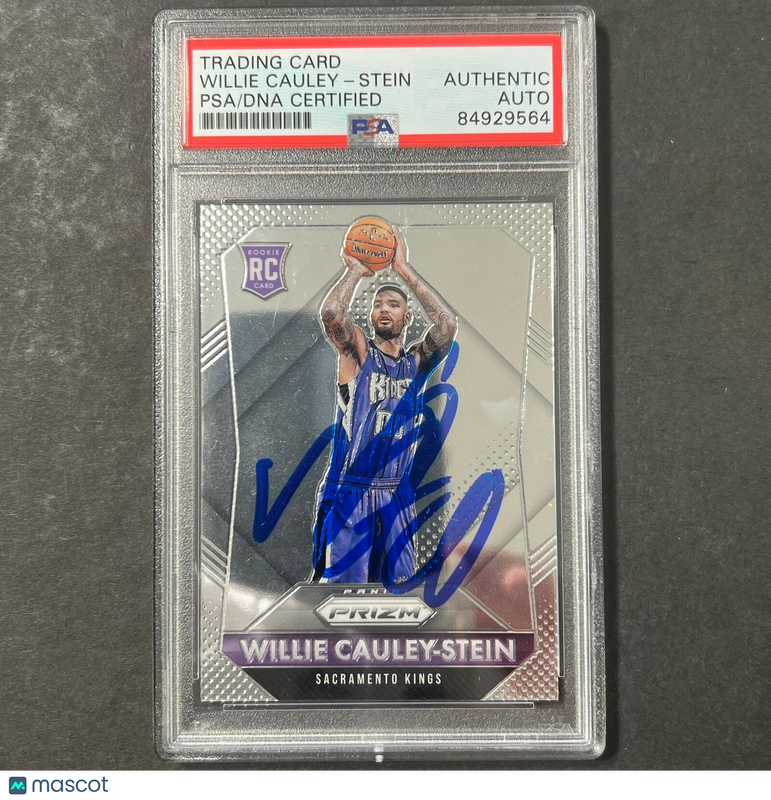 2015-16 Panini Prizm #349 Willie Cauley-Stein Signed Card AUTO PSA Slabbed RC Ki