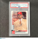 2002 Upper Deck #202 Qyntel Woods Signed Card AUTO PSA/DNA Slabbed Blazers