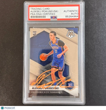 2020-21 Panini Mosaic #226 Aleksej Pokusevski Signed Card AUTO PSA Slabbed RC Th