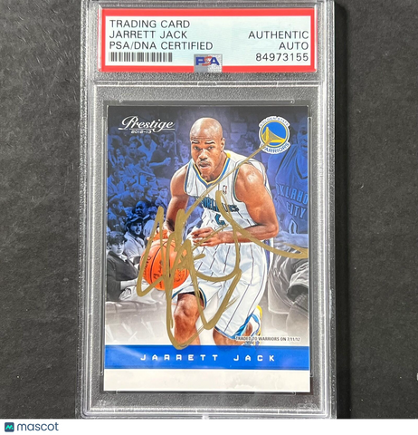 2012-13 Panini Prestige #77 Jarrett Jack Signed Card AUTO PSA Slabbed Warriors