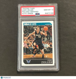 2014-15 NBA Hoops #213 Cody Zeller Signed Card AUTO PSA Slabbed Hornets