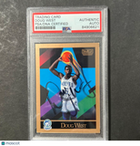 1990 Skybox #397 Doug West Signed Card AUTO PSA Slabbed Minnesota Timberwolves