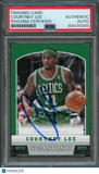 2012-13 NBA Hoops #207 Courtney Lee Signed Card AUTO PSA Slabbed Celtics