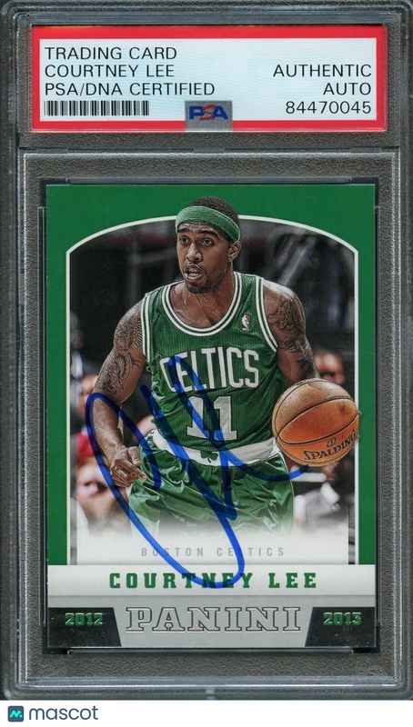2012-13 NBA Hoops #207 Courtney Lee Signed Card AUTO PSA Slabbed Celtics