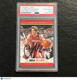 2012-13 Panini  Hoops #252 Chandler Parsons Signed Card Auto PSA Slabbed Rockets