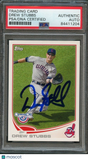 2013 Topps Opening Day #89 Drew Stubbs Signed Card PSA Slabbed Auto Cleveland