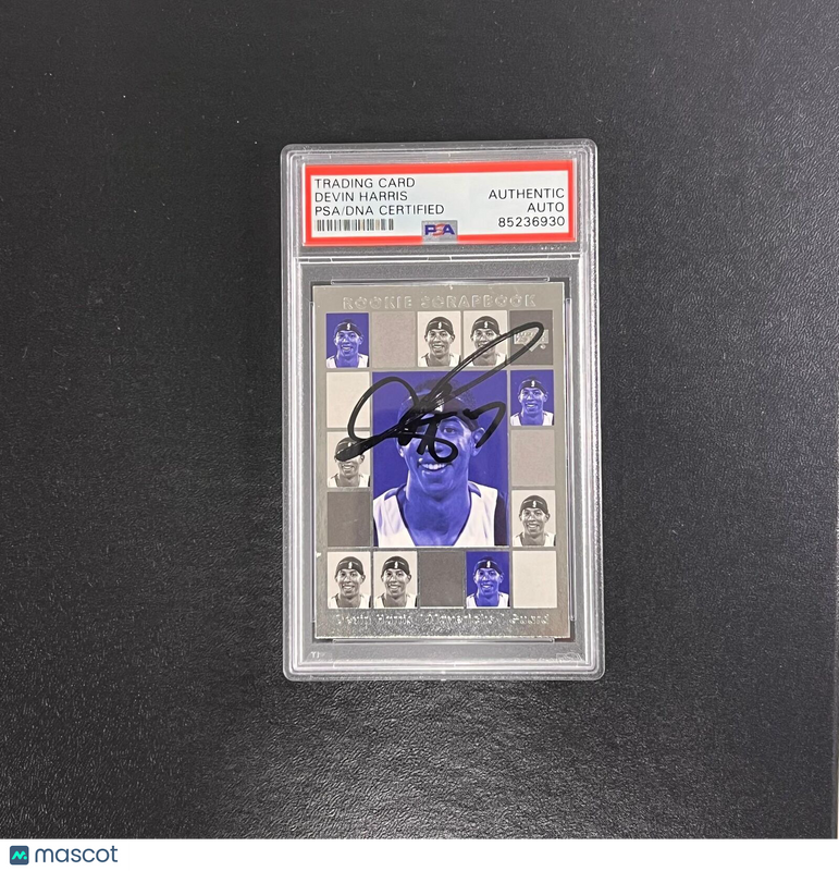 2004-05 Upper Deck #RS28 Devin Harris Signed Card AUTO PSA Slabbed RC