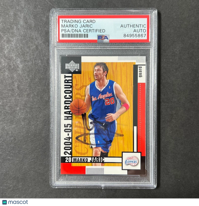 2004 Upper Deck #36 Marko Jaric Signed Card PSA Slabbed Clippers