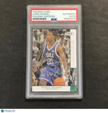 2004 SAGE Hit #21 Chris Duhon Signed Card AUTO PSA Slabbed