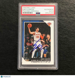 2018-19 NBA Hoops #28 Enes Kanter Signed AUTO PSA Slabbed Knicks