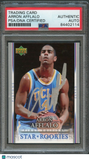 2007-08 Upper Deck First Edition #226 Arron Afflalo Signed Card AUTO PSA Slabbed