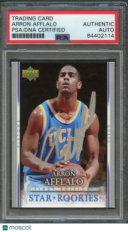 2007-08 Upper Deck First Edition #226 Arron Afflalo Signed Card AUTO PSA Slabbed