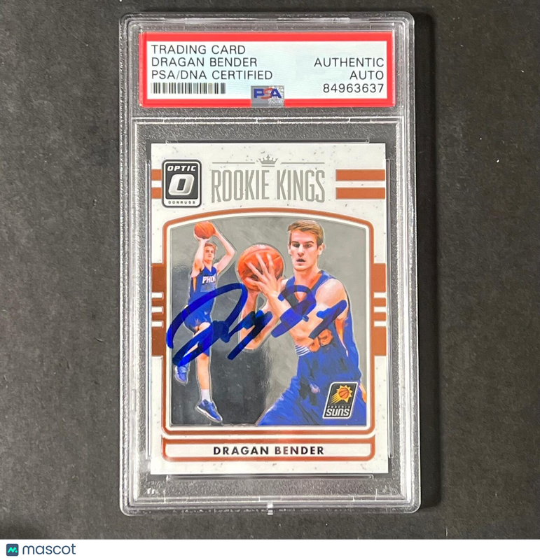 2016-17 Panini Donruss Optic #4 Dragan Bender Signed Card AUTO PSA Slabbed Suns
