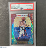 2020-21 NBA Hoops #165 Goran Dragic Signed Card AUTO PSA/DNA Slabbed Heat