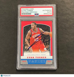 2012-13 Panini Basketball #62 Evan Turner Signed Card AUTO PSA Slabbed 76ers