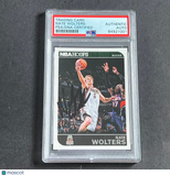2014-15 Panini NBA Hoops #186 Nate Wolters Signed Card AUTO PSA/DNA Slabbed RC B