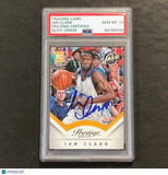 2013-14 Panini Prestige #198 Ian Clark Signed Card AUTO 10 PSA Slabbed RC Jazz