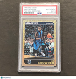 2014-15 NBA Hoops #103 Jae Crowder Signed Card AUTO PSA Slabbed Mavericks