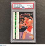 2003 Upper Deck Top Prospects #8 Zaza Pachulia Signed Card AUTO PSA Slabbed