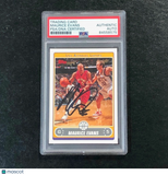 2006 Topps #60 Maurice Evans Signed Card Auto PSA Slabbed Los Angeles Lakers