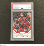 2013-14 Panini Prestige #128 Taj Gibson Signed Card AUTO PSA Slabbed Bulls