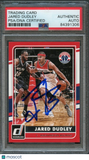 2015-16 Donruss #79 Jared Dudley Signed Card AUTO PSA Slabbed
