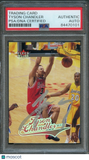 2004-05 Fleer Ultra #141 Tyson Chandler Signed Card AUTO PSA Slabbed