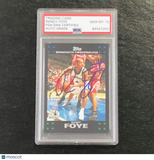 2007-08 Topps Basketball #109 Randy Foye Signed Card AUTO 10 PSA Slabbed RC Minn