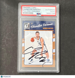 2016-17 Panini Donruss #31 Chandler Parsons Signed Card AUTO PSA/DNA Slabbed Mem
