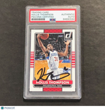 2014-15 Panini Donruss #154 Hollis Thompson Signed Card AUTO PSA Slabbed 76ers