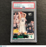 2006-07 PressPass #SB12 Paul Davis Signed Card PSA Slabbed Spartans