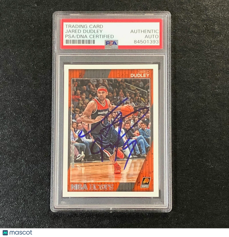 2016-17 NBA Hoops #257 Jared Dudley Signed Card AUTO PSA Slabbed Suns