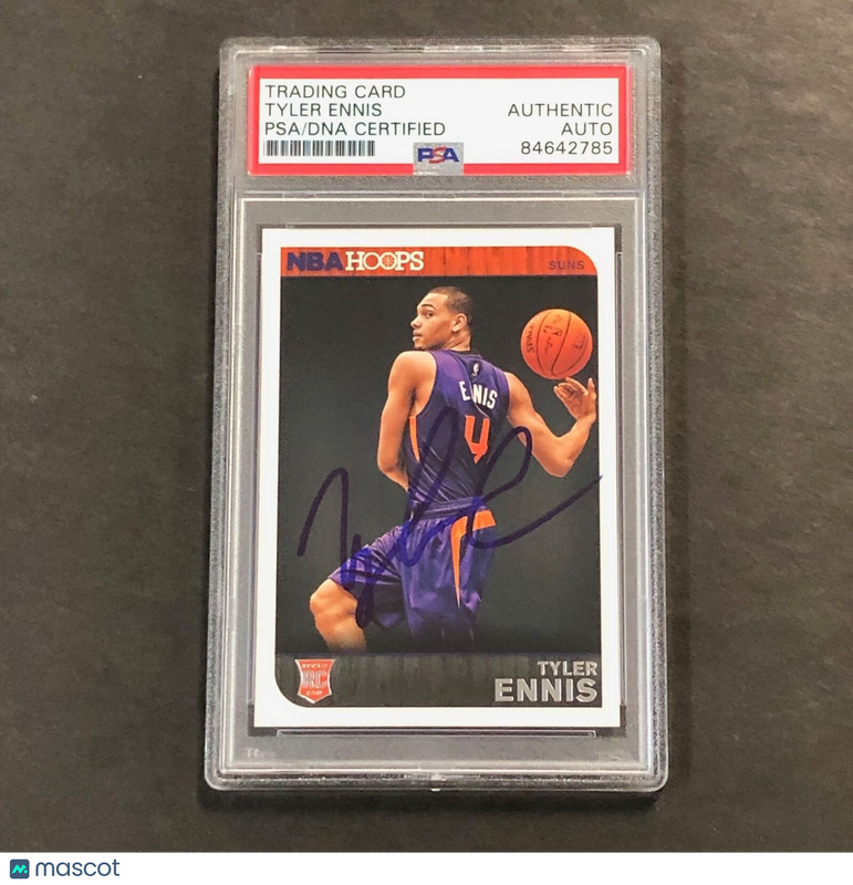 2014-15 NBA Hoops #276 Tyler Ennis Signed Rookie Card AUTO PSA Slabbed RC Suns