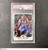 2006-07 Fleer #21 Jamaal Magloire Signed Card AUTO PSA Slabbed Blazers