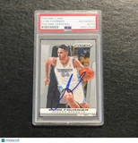 2013-14 Panini Prizm #115 Evan Fournier Signed Card AUTO PSA Slabbed Nuggets