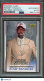 2007 Upper Deck First Edition #215 Rodney Stuckey Signed Card AUTO PSA Slabbed P