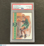 2003-04 Upper Deck Sweetshot #6 Vin Baker Signed Card AUTO PSA/DNA Slabbed Celti