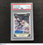 1991 Leaf #106 Cecil Feilder Signed Card Auto PSA Slabbed Tigers
