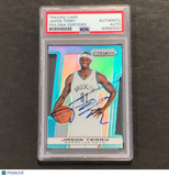2013-14 Panini Prizm #118 Jason Terry Signed Card AUTO PSA Slabbed Nets